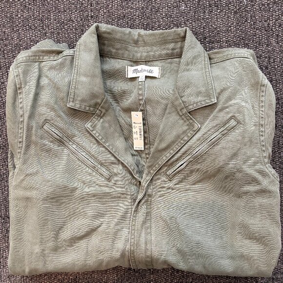 Madewell Flight Suit Coverall Women's Jumpsuit AE794 - Picture 3 of 5